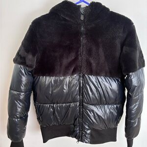 SAVE THE DUCK Black Puffer Jacket